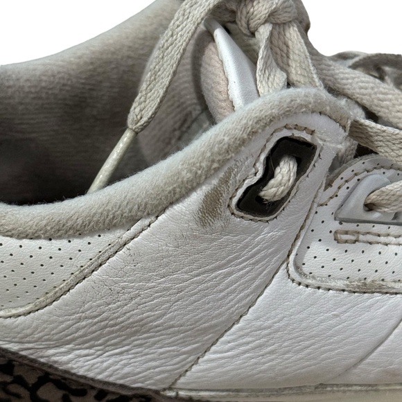 Air Jordan 3 Retro Neapolitan White Sneakers Womens 9 / Mens 7.5 - Picture 9 of 13